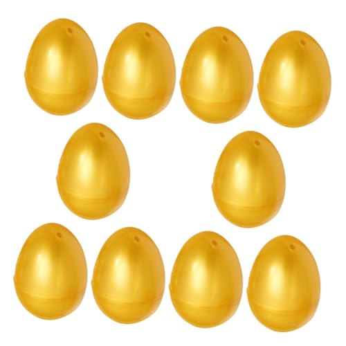 UKCOCO 10 Stück Öffne Das Golden Egg Gacha Befüllbare Ostereier Eier Vorgeben Kleinkind-Ei- Eier Spieleier Für Die Kinderküche Erholsame Eier Plastik UKCOCO 10 Stück Öffne Das Golden Egg Gacha Befüllbare Ostereier Eier Vorgeben Kleinkind-Ei- Eier Spieleier Für Die Kinderküche Erholsame Eier Plastik von UKCOCO