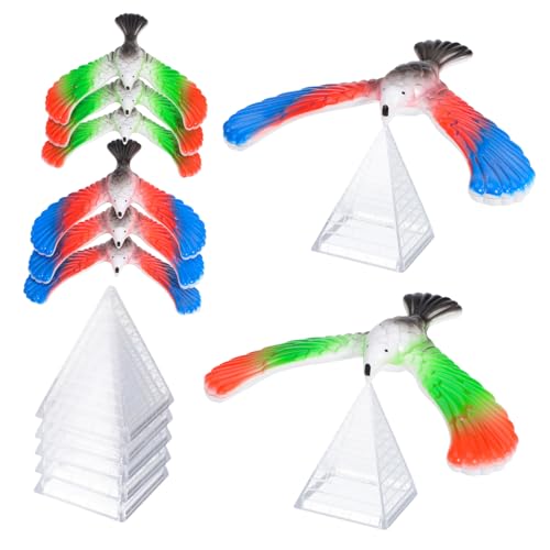 UKCOCO 10 Stück Teiliges Balancierender Vogel für Finger Balancing Toy Zufällige Farben Pädagogisches für Physik und Wissenschaft Fördert und Kreativität Zufällige Farbe von UKCOCO