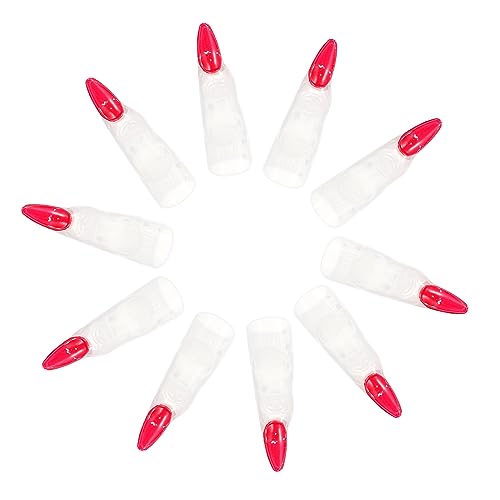 UKCOCO 10 Stück Teiliges Halloween Hexenfinger Nagelüberzüge Leuchtende Wiederverwendbare Fake Finger für Horror Dekoration Gruselige Kostümparty für Spukhaus und Cosplay UKCOCO 10 Stück Teiliges Halloween Hexenfinger Nagelüberzüge Leuchtende Wiederverwendbare Fake Finger für Horror Dekoration Gruselige Kostümparty für Spukhaus und Cosplay von UKCOCO