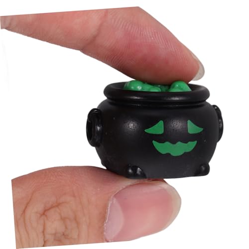 UKCOCO 10 Stück Teiliges Mini aus Langlebigem Resin Halloween Deko mit Kompakter Vielseitig Einsetzbar für Puppenhäuser Schreibtisch und Lichtecht und Bruchsicher von UKCOCO