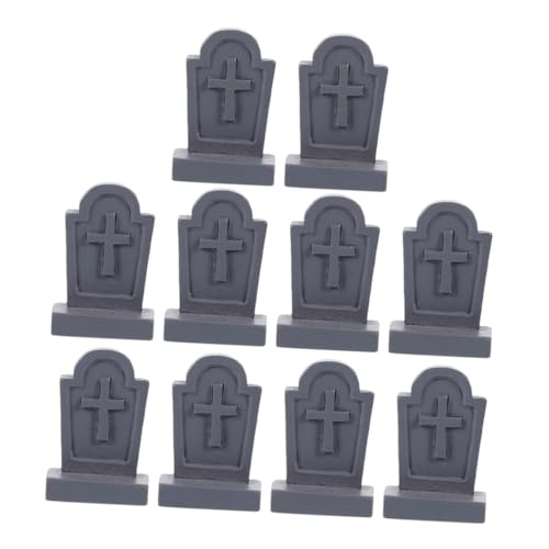 UKCOCO 10 Stück Teiliges Miniatur Grabstein aus Resin Kompakte Coffin und Tombstone Deko für Puppenhaus und Halloween Party Handgefertigte Detailreiche Friedhofs Ornamente für Mini UKCOCO 10 Stück Teiliges Miniatur Grabstein aus Resin Kompakte Coffin und Tombstone Deko für Puppenhaus und Halloween Party Handgefertigte Detailreiche Friedhofs Ornamente für Mini von UKCOCO