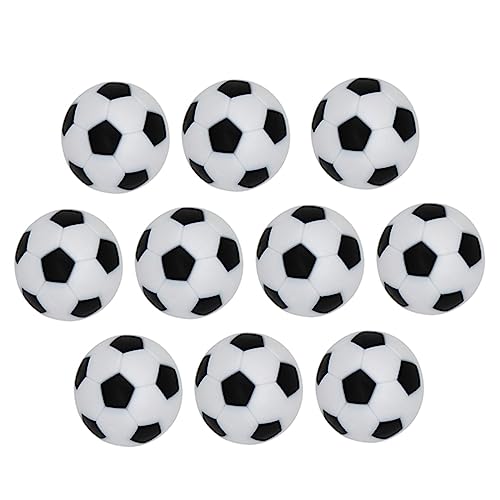 UKCOCO 10 Stück Teiliges Tischfußball Ersatzball Langlebige Schwarz Weiße Tischfußballkugeln Praktisch und Kompakt für Tischkicker Zubehör und Tischfußballspiel Geeignet UKCOCO 10 Stück Teiliges Tischfußball Ersatzball Langlebige Schwarz Weiße Tischfußballkugeln Praktisch und Kompakt für Tischkicker Zubehör und Tischfußballspiel Geeignet von UKCOCO