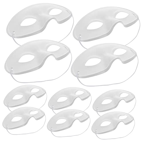 UKCOCO 10 Stück Weiße Papiermasken zum Bemalen Unbemalte Blanko Masken für Erwachsene Leichte DIY Maskerade Masken für Karneval Halloween Party und Kreatives Basteln UKCOCO 10 Stück Weiße Papiermasken zum Bemalen Unbemalte Blanko Masken für Erwachsene Leichte DIY Maskerade Masken für Karneval Halloween Party und Kreatives Basteln von UKCOCO