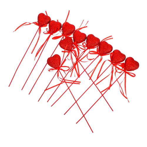 UKCOCO 10 Stück liebe Stecklinge Valentinstag-Dekorationen, Herz-Ornamente Blumen- Form funkeln wählen valentinstag picks Herz-Party-Dekorationen Herzkuchendekorationen Schaum rot UKCOCO 10 Stück liebe Stecklinge Valentinstag-Dekorationen, Herz-Ornamente Blumen- Form funkeln wählen valentinstag picks Herz-Party-Dekorationen Herzkuchendekorationen Schaum rot von UKCOCO