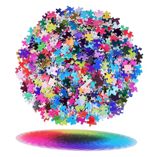 UKCOCO 1000 Stück Hard Teile Regenbogen Puzzle für Erwachsene Farbverlauf Design Anspruchsvolles Jigsaw Puzzle Langlebig und Gedruckt Kreatives UKCOCO 1000 Stück Hard Teile Regenbogen Puzzle für Erwachsene Farbverlauf Design Anspruchsvolles Jigsaw Puzzle Langlebig und Gedruckt Kreatives von UKCOCO