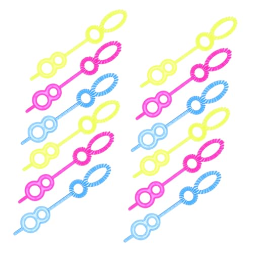 UKCOCO 100Stücke Blasenmacher für Lustige Seifenblasen Stäbe für Outdoor Blasengebläse mit Zufälligen Farben für Kindergeburtstage und Sommeraktivitäten von UKCOCO