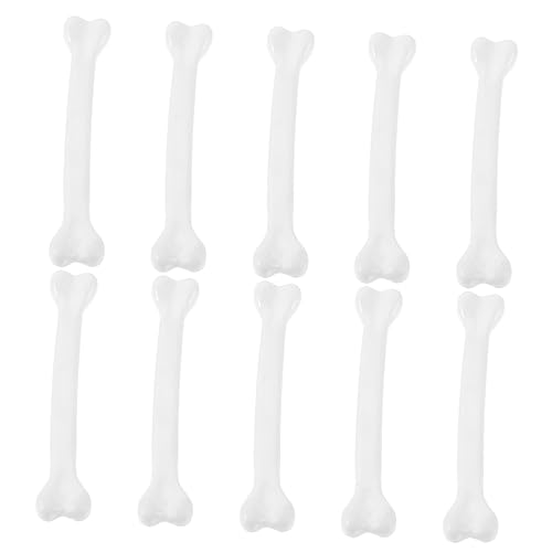 UKCOCO 10Stücke Halloween Kunststoff Skelett Knochen Requisiten für DIY Schmuck und Dekoration Halloween Deko für Partys und Veranstaltungen Langlebig und Leicht UKCOCO 10Stücke Halloween Kunststoff Skelett Knochen Requisiten für DIY Schmuck und Dekoration Halloween Deko für Partys und Veranstaltungen Langlebig und Leicht von UKCOCO