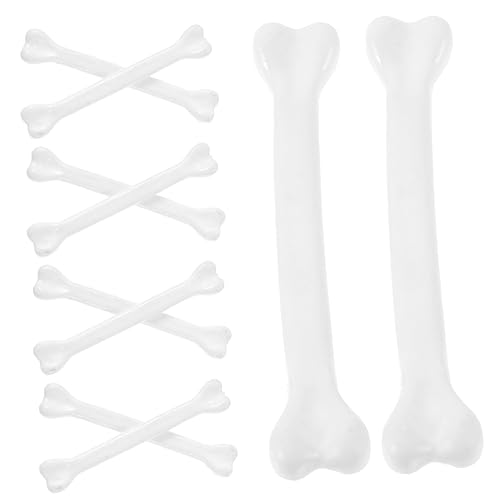 UKCOCO 10Stücke Kunststoff Knochen für Halloween Dekoration Realistische Skelett Requisiten für DIY Schmuck und Partys Spukhäuser UKCOCO 10Stücke Kunststoff Knochen für Halloween Dekoration Realistische Skelett Requisiten für DIY Schmuck und Partys Spukhäuser von UKCOCO