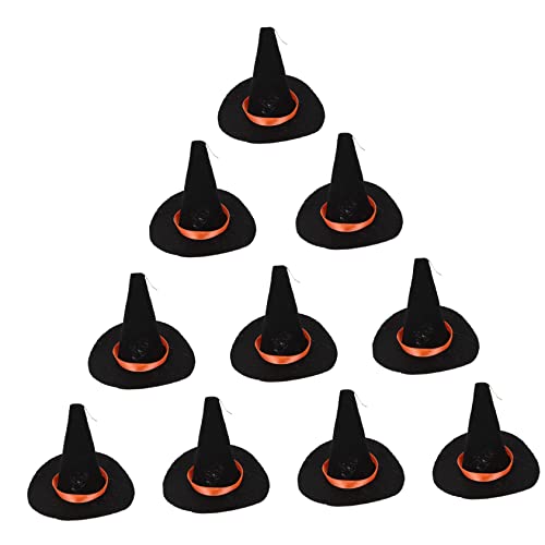 UKCOCO 10Stücke Mini Hexenhüte für Halloween Schicke Flaschenverschlüsse Charmante Weinflaschen Dekorationen Party Hüte für Festlichkeiten und Kreative Anlässe UKCOCO 10Stücke Mini Hexenhüte für Halloween Schicke Flaschenverschlüsse Charmante Weinflaschen Dekorationen Party Hüte für Festlichkeiten und Kreative Anlässe von UKCOCO