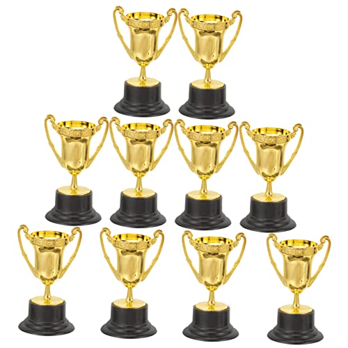 UKCOCO 10Stücke Mini Trophäen aus Kunststoff Goldene Sportpreise für Kindergeburtstagsfeiern und Partys Belohnungsspielzeug für Kleine Dekorative Auszeichnung UKCOCO 10Stücke Mini Trophäen aus Kunststoff Goldene Sportpreise für Kindergeburtstagsfeiern und Partys Belohnungsspielzeug für Kleine Dekorative Auszeichnung von UKCOCO