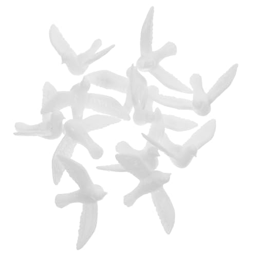 UKCOCO 10Stücke Mini Weiße Tauben Deko Figuren Realistische Ornamente für Puppenhaus Hergestellt aus Sicherem Harzmaterial Langlebig und Praktisch für Kreative UKCOCO 10Stücke Mini Weiße Tauben Deko Figuren Realistische Ornamente für Puppenhaus Hergestellt aus Sicherem Harzmaterial Langlebig und Praktisch für Kreative von UKCOCO