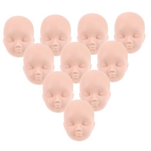 UKCOCO 10Stücke Puppenköpfe für Make Up aus Geruchlosem Material für DIY Projekte und Puppenherstellung Perfektes für Kreative und Puppenliebhaber UKCOCO 10Stücke Puppenköpfe für Make Up aus Geruchlosem Material für DIY Projekte und Puppenherstellung Perfektes für Kreative und Puppenliebhaber von UKCOCO