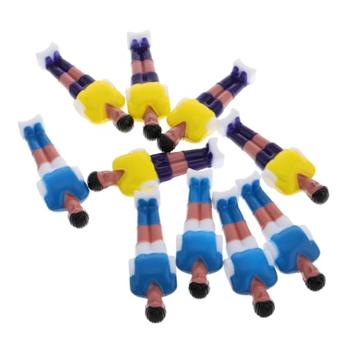 UKCOCO 10er-Set Mini -fußballspieler Tischfußballspieler Tischfußballfiguren Ersatzteile Für Tischfußball Tischfußball- Tischfußball Männer Mini Tischfußball Kickerfiguren Harz von UKCOCO