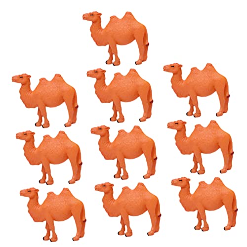 UKCOCO 10st Kamelpuppenverzierung Home Tischregal Dekor Spielzeuge Lebensechte Kamelmodelle Dekorationen Für Zu Hause Miniatur-tierfiguren Kamelfigur Ornament Kind PVC Niedlich Blumentopf von UKCOCO