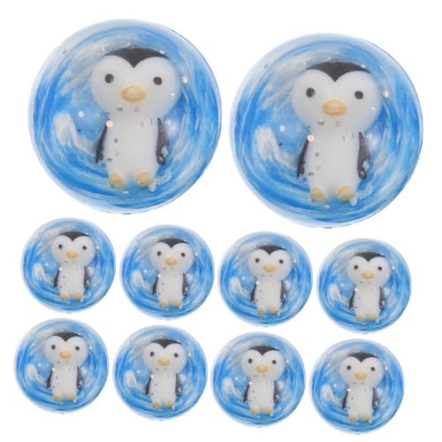 UKCOCO 12 Stück Pinguin-Hüpfball Hüpfball für Jungengeburtstag Meerjungfrau-Charm-Perlen zum Selbermachen Pinguin-Mädchen-Party-Hüpfball Pinguin Geburtstag Butadienkautschuk Himmelblau UKCOCO 12 Stück Pinguin-Hüpfball Hüpfball für Jungengeburtstag Meerjungfrau-Charm-Perlen zum Selbermachen Pinguin-Mädchen-Party-Hüpfball Pinguin Geburtstag Butadienkautschuk Himmelblau von UKCOCO