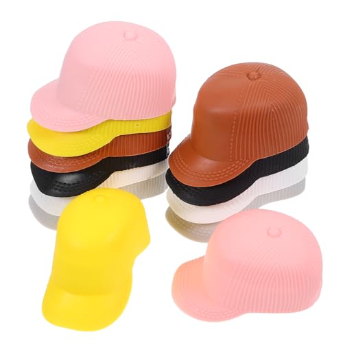 UKCOCO 12 Stück Teiliges Mini Duckbillmützen für Puppen Bunte Mini Hüte zum Basteln und Dekorieren von Puppenhäusern Leichte Kunststoff Dekoration für Miniaturszenen und DIY UKCOCO 12 Stück Teiliges Mini Duckbillmützen für Puppen Bunte Mini Hüte zum Basteln und Dekorieren von Puppenhäusern Leichte Kunststoff Dekoration für Miniaturszenen und DIY von UKCOCO