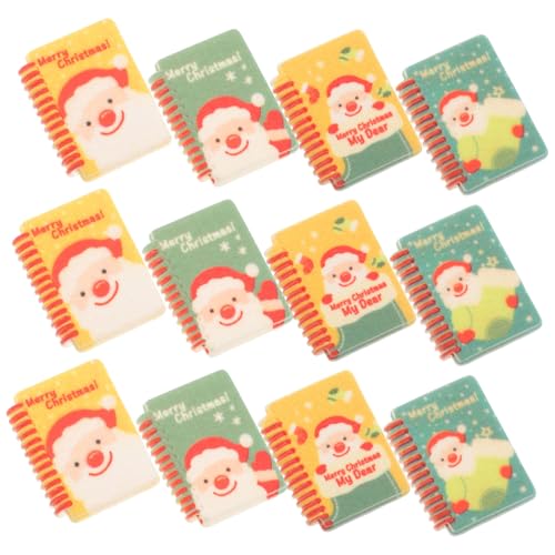 UKCOCO 12 Stück Teiliges Miniatur Notizbücher aus Resin Detailgetreue Puppenhaus Miniaturen Kompakte Mini Notepads für Puppenhaus Dekoration Kreative Weihnachts und Alltagsgeschenke UKCOCO 12 Stück Teiliges Miniatur Notizbücher aus Resin Detailgetreue Puppenhaus Miniaturen Kompakte Mini Notepads für Puppenhaus Dekoration Kreative Weihnachts und Alltagsgeschenke von UKCOCO