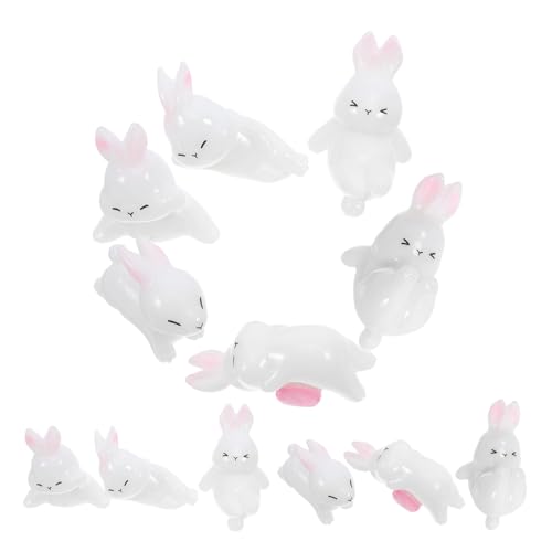 UKCOCO 12 Stücke Miniatur Bunny Modelle Niedlichen Kaninchen Figuren Micro Landschaft Verzierungen Harz Mini Tier Bonsai Szene Layout Decor UKCOCO 12 Stücke Miniatur Bunny Modelle Niedlichen Kaninchen Figuren Micro Landschaft Verzierungen Harz Mini Tier Bonsai Szene Layout Decor von UKCOCO