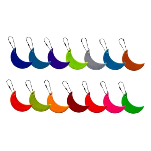 UKCOCO 14 Stück Reflektierender Anhänger Schlüsselanhänger Sicherheitsreflektor Anhänger Surfbrett Schlüsselanhänger Schwimmender Boot Schlüsselanhänger Reflektor Für Rucksack von UKCOCO