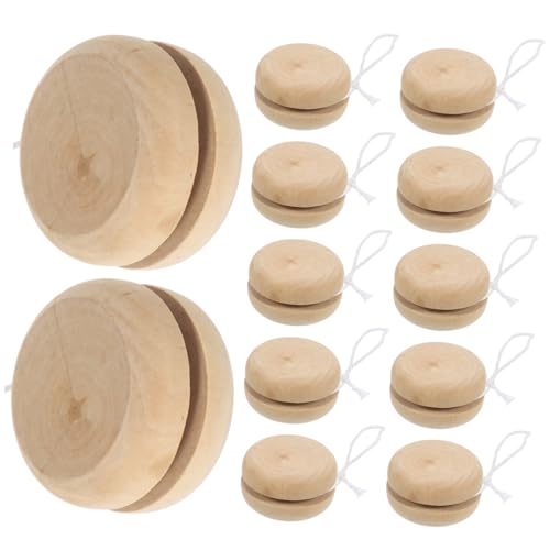 UKCOCO 15Stücke Teiliges Holz Yo Yo DIY Graffiti Bälle für Kreative Kinderaktivitäten Sicheres und Langlebiges Fingerspielzeug Fördert Kreativität und Vorstellungskraft UKCOCO 15Stücke Teiliges Holz Yo Yo DIY Graffiti Bälle für Kreative Kinderaktivitäten Sicheres und Langlebiges Fingerspielzeug Fördert Kreativität und Vorstellungskraft von UKCOCO