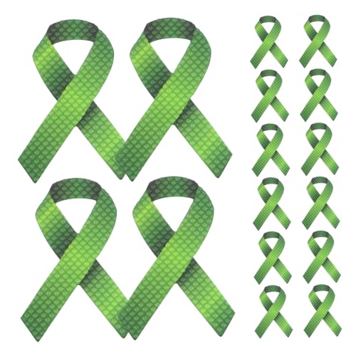 UKCOCO 18 Stück Aufkleber Für Psychische Gesundheit Sensorische Werkzeuge Sinnesraum-Must-Haves Ruhige Aufkleber Texturaufkleber Sinnesaufkleber Für Erwachsene Green PVC von UKCOCO
