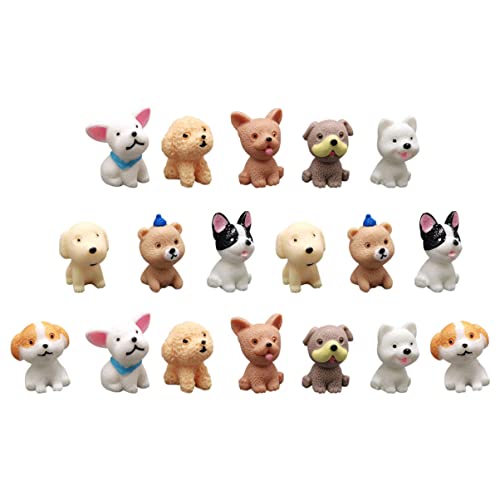 UKCOCO 18 Stück Teiliges Miniatur Hundefiguren Lovable Resin Puppy Ornamente für Heim und Garten Dekoration Realistische Details Langlebig für Hundeliebhaber UKCOCO 18 Stück Teiliges Miniatur Hundefiguren Lovable Resin Puppy Ornamente für Heim und Garten Dekoration Realistische Details Langlebig für Hundeliebhaber von UKCOCO