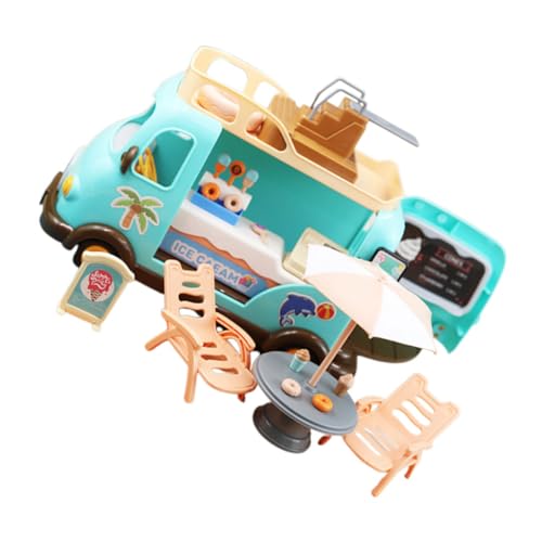 UKCOCO 1Satz Eiswagen Set für Puppenhaus Realistischem Lebensmittelspielzeug Faltbare Dekoration für Kreatives Rollenspiel UKCOCO 1Satz Eiswagen Set für Puppenhaus Realistischem Lebensmittelspielzeug Faltbare Dekoration für Kreatives Rollenspiel von UKCOCO
