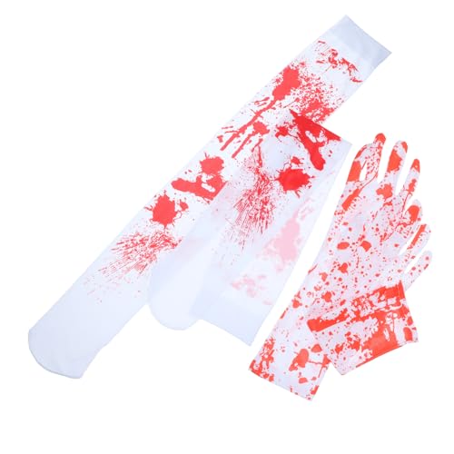 UKCOCO 1Satz Halloween Blutige und Cosplay Kostüm Zubehör für Gruselige Anlässe Leicht und Atmungsaktiv für Halloween Partys und Theateraufführungen von UKCOCO
