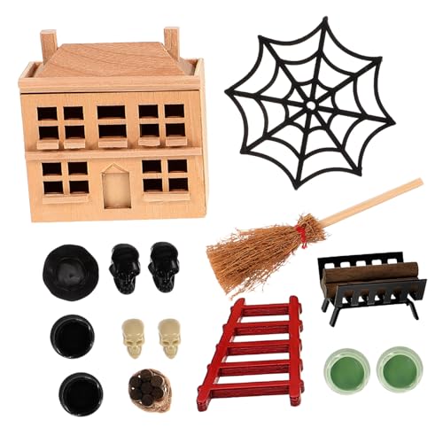 UKCOCO 1Satz Halloween Miniaturen für Puppenhaus Dekoration Landschaftsbau Ornamente für Bastelideen für Halloween und Heimwerkerprojekte UKCOCO 1Satz Halloween Miniaturen für Puppenhaus Dekoration Landschaftsbau Ornamente für Bastelideen für Halloween und Heimwerkerprojekte von UKCOCO