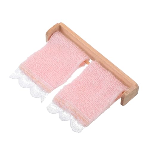 UKCOCO 1Satz Handtuchhalter für Puppenhaus Badezimmer Dekorativer Accessoire Niedlicher Handtuchständer für Puppenhaus Sammler und Szenengestaltung UKCOCO 1Satz Handtuchhalter für Puppenhaus Badezimmer Dekorativer Accessoire Niedlicher Handtuchständer für Puppenhaus Sammler und Szenengestaltung von UKCOCO