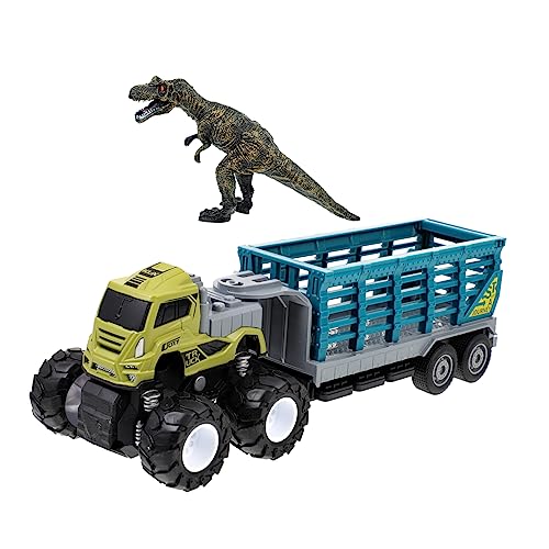 UKCOCO 1Satz Inertiales Spielzeugauto Tieranhänger LKW Modell mit Pull Funktion für Werkzeug Nötig für Geburtstage und Weihnachten von UKCOCO