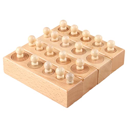 UKCOCO 1Satz Interaktives Lernspielzeug für Holz Zylinder für Frühe Bildung Fördert und Formenverständnis Sicher UKCOCO 1Satz Interaktives Lernspielzeug für Holz Zylinder für Frühe Bildung Fördert und Formenverständnis Sicher von UKCOCO