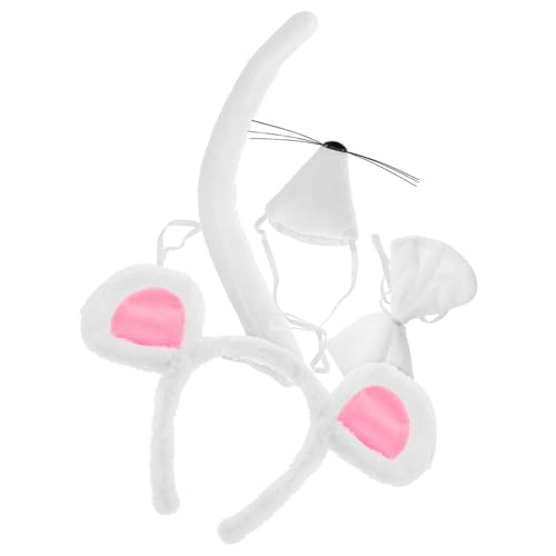 UKCOCO 1Satz Kostümset für Erwachsene Verstellbares Haarreif mit Mausohren Fliege und Langlebiges und Bequemes Zubehör für Halloween Karneval und Mottopartys UKCOCO 1Satz Kostümset für Erwachsene Verstellbares Haarreif mit Mausohren Fliege und Langlebiges und Bequemes Zubehör für Halloween Karneval und Mottopartys von UKCOCO