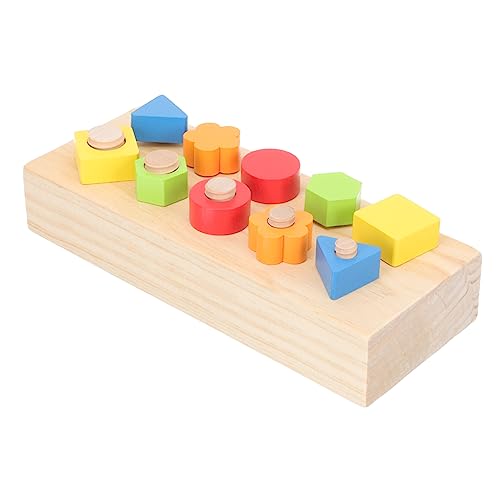 UKCOCO 1Satz Kreatives Holz Schraubenspielzeug für Frühes Lernspielzeug Bunten und Stabiler Verarbeitung für Zuhause und Schule UKCOCO 1Satz Kreatives Holz Schraubenspielzeug für Frühes Lernspielzeug Bunten und Stabiler Verarbeitung für Zuhause und Schule von UKCOCO