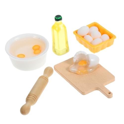 UKCOCO 1Satz Küchen für Puppenzubehör mit Nudelholz und Olivenölwerkzeug Fördert Feinmotorik und Interaktive Kochaktivitäten Kreatives Design für Puppenhaus UKCOCO 1Satz Küchen für Puppenzubehör mit Nudelholz und Olivenölwerkzeug Fördert Feinmotorik und Interaktive Kochaktivitäten Kreatives Design für Puppenhaus von UKCOCO