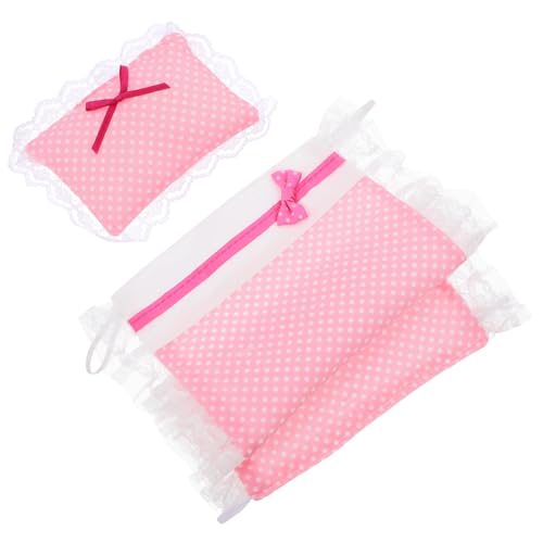 UKCOCO 1Satz Mini Bettwäsche Set für Puppenhaus Bettlaken und Kissen Puppenhaus Zubehör für Schlafzimmer Dekoration Fantasievolles Rollenspiel und Kreative UKCOCO 1Satz Mini Bettwäsche Set für Puppenhaus Bettlaken und Kissen Puppenhaus Zubehör für Schlafzimmer Dekoration Fantasievolles Rollenspiel und Kreative von UKCOCO