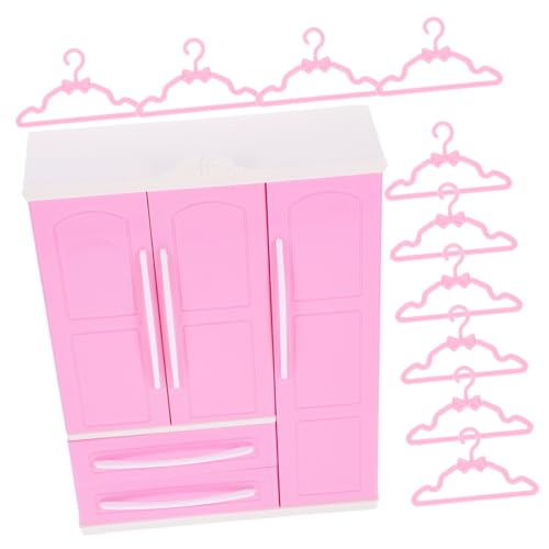 UKCOCO 1Satz Mini Garderobenmodell mit Mini Kleiderbügeln für Puppen zum Dekorieren von Mini Häusern Organisation von Puppenkleidung Fördert die Ordnung und Kreative UKCOCO 1Satz Mini Garderobenmodell mit Mini Kleiderbügeln für Puppen zum Dekorieren von Mini Häusern Organisation von Puppenkleidung Fördert die Ordnung und Kreative von UKCOCO