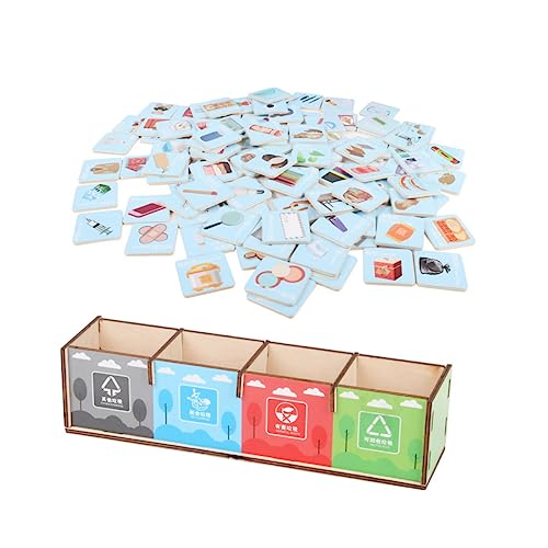 UKCOCO 1Satz Pädagogisches Müllsortierspielzeug aus Interaktives Lernspiel für Fördert Umweltbewusstsein für Frühe Erziehung und Spielerisches Lernen UKCOCO 1Satz Pädagogisches Müllsortierspielzeug aus Interaktives Lernspiel für Fördert Umweltbewusstsein für Frühe Erziehung und Spielerisches Lernen von UKCOCO