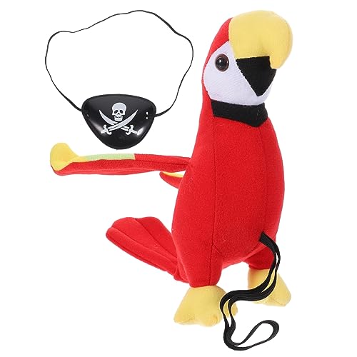 UKCOCO 1Satz Papagei und Augenmaske für Piratenkostüme Realistische Papagei Requisiten für Halloween Mottopartys und Cosplay für Erwachsene UKCOCO 1Satz Papagei und Augenmaske für Piratenkostüme Realistische Papagei Requisiten für Halloween Mottopartys und Cosplay für Erwachsene von UKCOCO