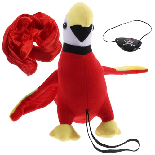 UKCOCO 1Satz Piraten Cosplay mit Bandana Augenbinde und Papagei Teiliges Zubehör für Halloween Kostümpartys und Themenfeiern Langlebig und Einfach UKCOCO 1Satz Piraten Cosplay mit Bandana Augenbinde und Papagei Teiliges Zubehör für Halloween Kostümpartys und Themenfeiern Langlebig und Einfach von UKCOCO