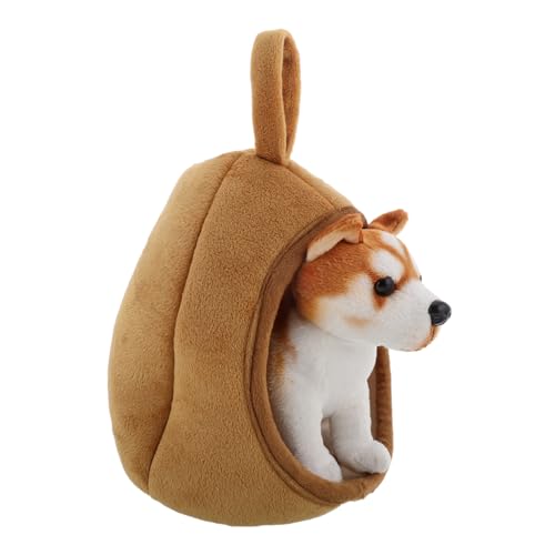 UKCOCO 1Satz Plüsch Welpe Stofftier Realistischer Akita Hund Weiche Kuschelfigur für Dekoration im Wohnzimmer oder Schlafzimmer Sammlerstück für Hundeliebhaber von UKCOCO