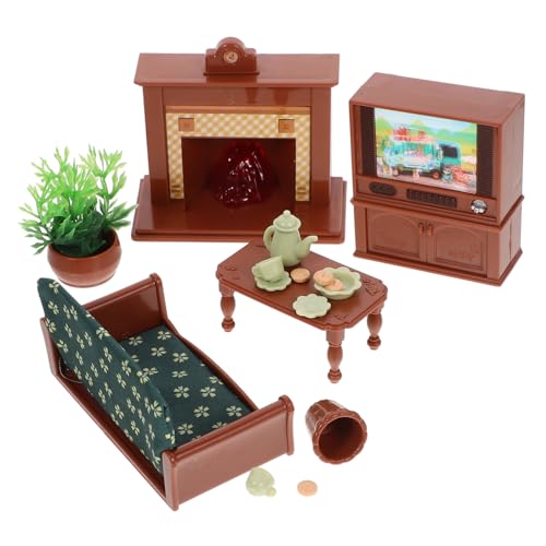UKCOCO 1Satz Puppenhausmöbel Wohnzimmermöbel für Puppenhaus Langlebig und Sicher für Kreative Hausdekoration Teiliges Zubehör UKCOCO 1Satz Puppenhausmöbel Wohnzimmermöbel für Puppenhaus Langlebig und Sicher für Kreative Hausdekoration Teiliges Zubehör von UKCOCO