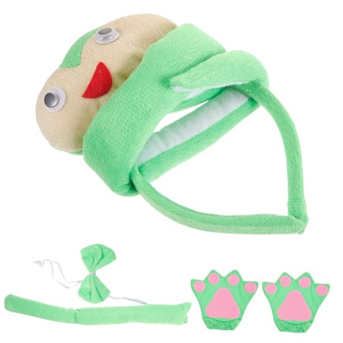 UKCOCO 1Satz Schlangenkostüm Zubehör Tierische Verkleidung für Stirnband Fliege und Handschuhen für Halloween Fasching und Themenpartys UKCOCO 1Satz Schlangenkostüm Zubehör Tierische Verkleidung für Stirnband Fliege und Handschuhen für Halloween Fasching und Themenpartys von UKCOCO
