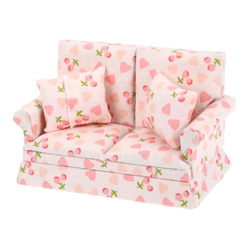 UKCOCO 1Satz Sofa Modell Puppenhaus Möbel für Wohnzimmer Dekoration Maßstab für Kreative Rollenspiele Schickes Design mit Einzigartiger Farbgebung UKCOCO 1Satz Sofa Modell Puppenhaus Möbel für Wohnzimmer Dekoration Maßstab für Kreative Rollenspiele Schickes Design mit Einzigartiger Farbgebung von UKCOCO