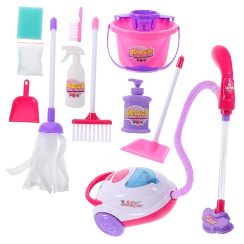 UKCOCO 1Satz Teiliges Staubsaugerspielzeug für Kleinkinder Reinigungswerkzeug für Rollenspiele Farbenfroher Spielzeugutensilien ohne Batterie für Kleine Putzhelfer UKCOCO 1Satz Teiliges Staubsaugerspielzeug für Kleinkinder Reinigungswerkzeug für Rollenspiele Farbenfroher Spielzeugutensilien ohne Batterie für Kleine Putzhelfer von UKCOCO