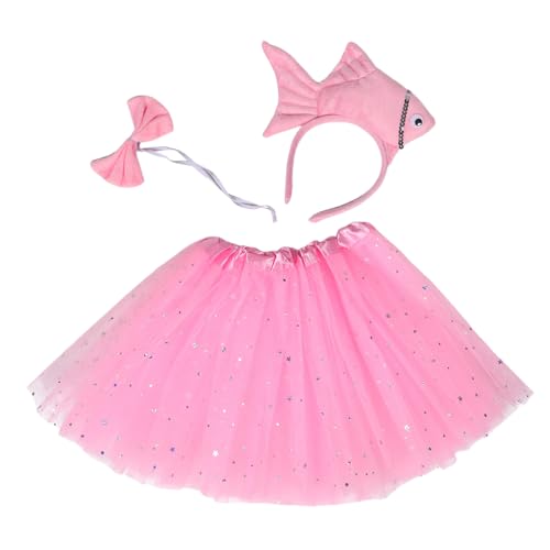 UKCOCO 1Satz Tier Kostüm Set für Plüsch Fischkostüm mit Haarband und Rock für Halloween Partys und Fördert Kreativität und Komfort Beim UKCOCO 1Satz Tier Kostüm Set für Plüsch Fischkostüm mit Haarband und Rock für Halloween Partys und Fördert Kreativität und Komfort Beim von UKCOCO