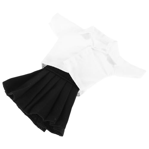 UKCOCO 1satz Puppenkleidung Set Für Mädchenpuppen Modisches Outfit Mit Und Shirt Für Schulszenarien Weiche Und Stilvolle Spielkleidung Für Stofftiere Und Puppen von UKCOCO