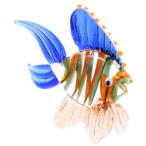UKCOCO 1Stück Glasfisch Dekoration aus Hochwertigem Meeres Thema Kunstvolles für Büro und Farbenfrohes Ornament für Schreibtisch und Wohnzimmer für Aquarien UKCOCO 1Stück Glasfisch Dekoration aus Hochwertigem Meeres Thema Kunstvolles für Büro und Farbenfrohes Ornament für Schreibtisch und Wohnzimmer für Aquarien von UKCOCO