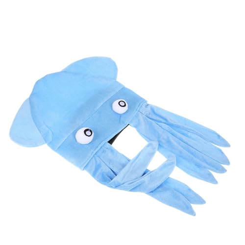 UKCOCO 1Stück Lustiger Halloween Octopus Hut Verrückte Requisiten für Fotografie Partys für Kostüm Events Hautfreundliches Material Auffälliges Design von UKCOCO