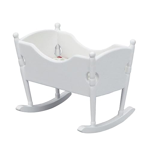 UKCOCO 1Stück Mini Dolly Modell Puppenmöbel für Kinderzimmer Weiße Schlafstätte Hochwertiges Puppenstubenzubehör für Kreative Spielwelten UKCOCO 1Stück Mini Dolly Modell Puppenmöbel für Kinderzimmer Weiße Schlafstätte Hochwertiges Puppenstubenzubehör für Kreative Spielwelten von UKCOCO
